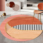 Minimalistic Colorblocking Rug Multi Colored Polyester Rug Anti-Slip Backing Washable Pet Friendly Carpet for Bedroom Wood Clearhalo 'Area Rug' 'Rug' 2121993