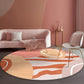 Mid Century Color-Blocking Rug Multi Colored Synthetics Rug Non-Slip Backing Machine Wash Pet Friendly Carpet for Home Decor Red Brown Clearhalo 'Area Rug' 'Rug' 2122001
