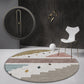 Mid Century Color-Blocking Rug Multi Colored Synthetics Rug Non-Slip Backing Machine Wash Pet Friendly Carpet for Home Decor Dark Gray Clearhalo 'Area Rug' 'Rug' 2122006
