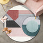 Mid Century Color-Blocking Rug Multi Colored Synthetics Rug Non-Slip Backing Machine Wash Pet Friendly Carpet for Home Decor Green Clearhalo 'Area Rug' 'Rug' 2122009