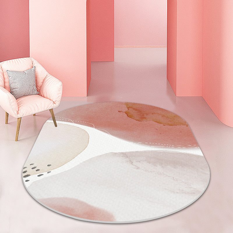 Classy Mid-Century Rug Multicolor Color-Block Pattern Rug Pet Friendly Machine Washable Non-Slip Rug for Bedroom Khaki Clearhalo 'Area Rug' 'Rug' 2122019