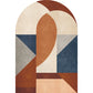 Decorative Multi Color Postmodern Rug Polypropylene Colorblock with Line Art Rug Stain Resistant Machine Wash Anti-Slip Carpet for Room Clearhalo 'Area Rug' 'Rug' 2122037