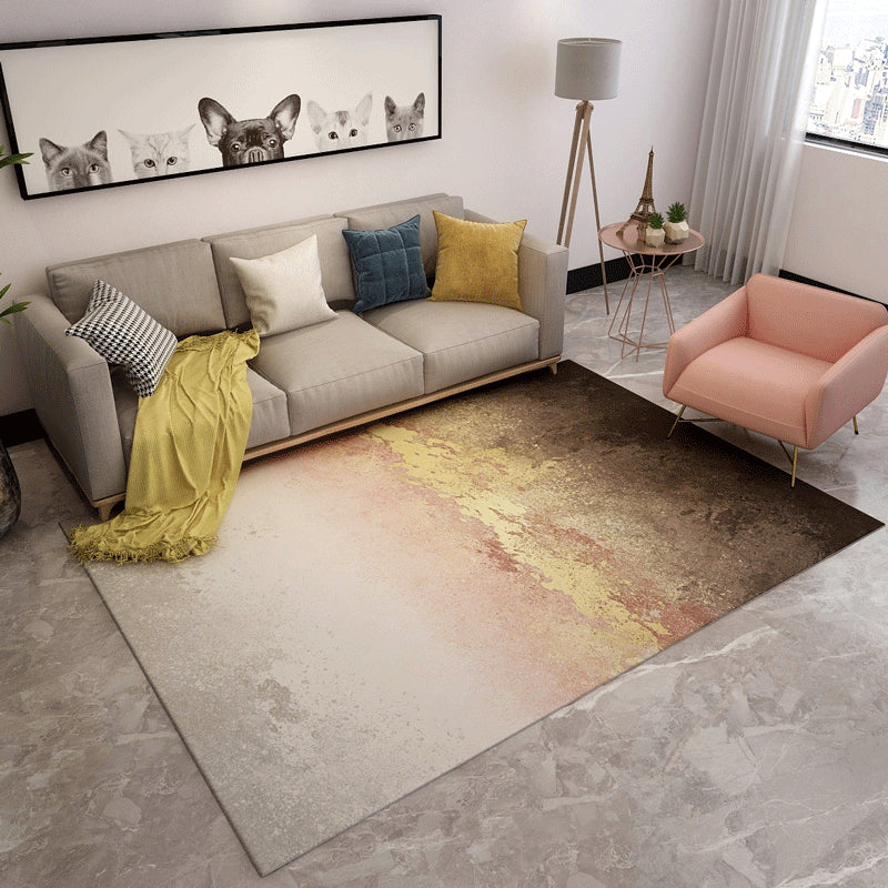 Contemporary Abstract Pattern Rug Multi Color Polypropylene Rug Anti-Slip Pet Friendly Stain Resistant Carpet for Great Room Clearhalo 'Area Rug' 'Rug' 2122926