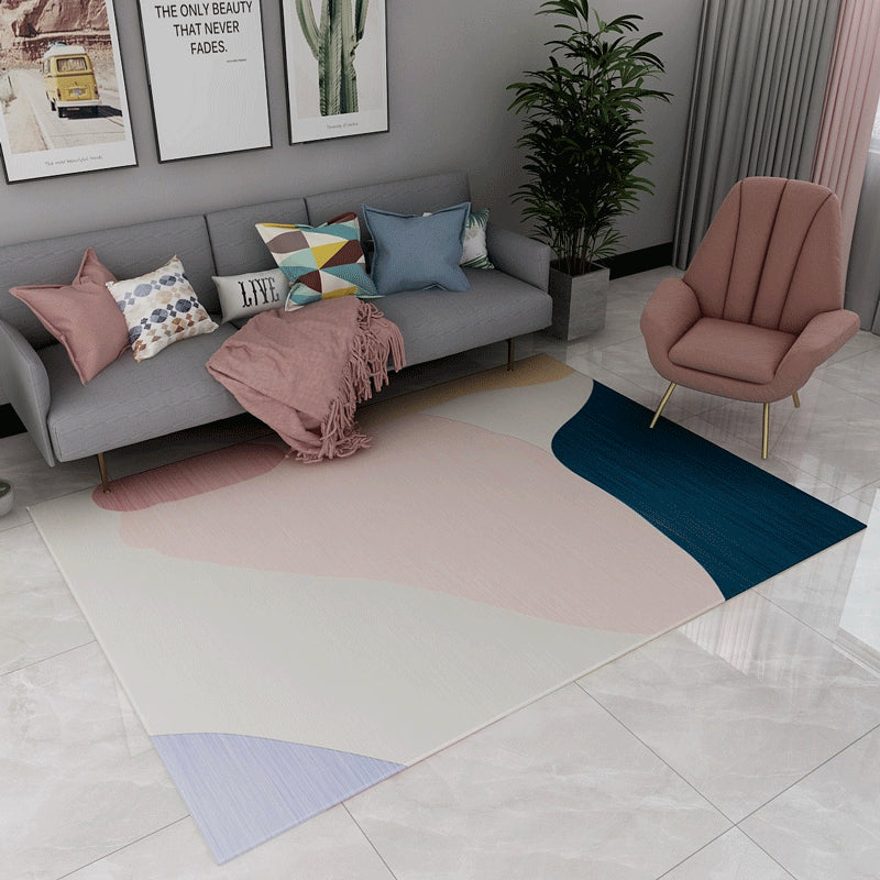 Contemporary Abstract Pattern Rug Multi Color Polypropylene Rug Anti-Slip Pet Friendly Stain Resistant Carpet for Great Room Clearhalo 'Area Rug' 'Rug' 2122930