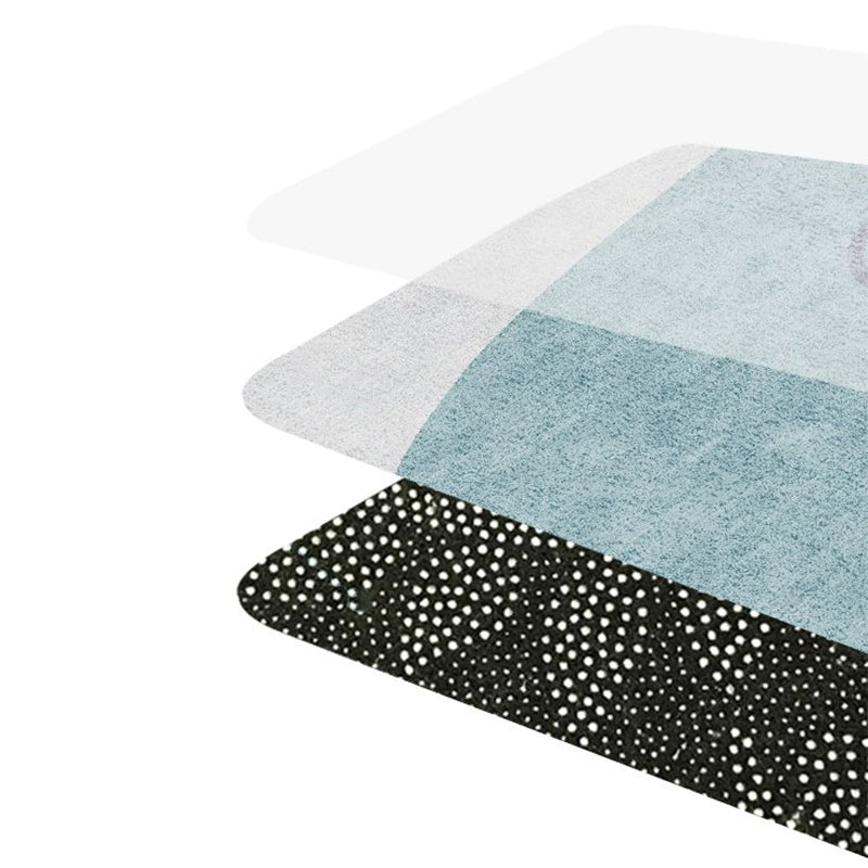 Trendy Multi-Color Nordic Rug Polyester Abstract Geometry Carpet Pet Friendly Non-Slip Backing Washable Rug for Bedroom Clearhalo 'Area Rug' 'Rug' 2122942