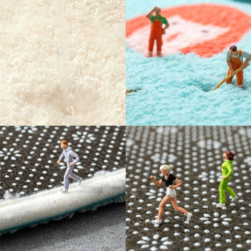 Irregular Shaped Animal Rug Multicolor Cartoon Carpet Synthetics Non-Slip Backing Machine Washable Pet Friendly Rug for Nursery Clearhalo 'Area Rug' 'Rug' 2122981