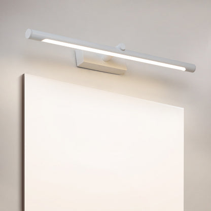Tube Vanity Lighting Modern Metal White/Black Led Vanity Wall Sconce in White/Warm/Natural Light, 18"/22"/26" Wide White Clearhalo 'Cast Iron' 'Glass' 'Industrial' 'Modern wall lights' 'Modern' 'Tiffany' 'Traditional wall lights' 'Vanity Lights' 'Wall Lights' Lighting' 213295