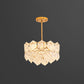 K9 Crystal Snowflake Shaped Chandelier Pendant Light Post-Modern Gold Hanging Light Clearhalo 'Ceiling Lights' 'Chandeliers' 'Modern Chandeliers' 'Modern' Lighting' 2136463