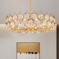 Gold Geometrical Chandelier Pendant Light Post-Modern Beveled Crystal Hanging Light Clearhalo 'Ceiling Lights' 'Chandeliers' 'Modern Chandeliers' 'Modern' Lighting' 2136645