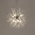 Crystal Orb Dandelion Ceiling Lighting Modern Chandelier Light Fixture for Living Room 8 Gold Round Clearhalo 'Ceiling Lights' 'Chandeliers' 'Modern Chandeliers' 'Modern' Lighting' 2136920