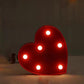 Artistic Cartoon Shaped LED Table Lighting Plastic Bedroom Battery Nightstand Lamp Red Battery Clearhalo 'Night Lights' 'Wall Lights' Lighting' 2137361