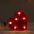 Artistic Cartoon Shaped LED Table Lighting Plastic Bedroom Battery Nightstand Lamp Red Battery Clearhalo 'Night Lights' 'Wall Lights' Lighting' 2137361