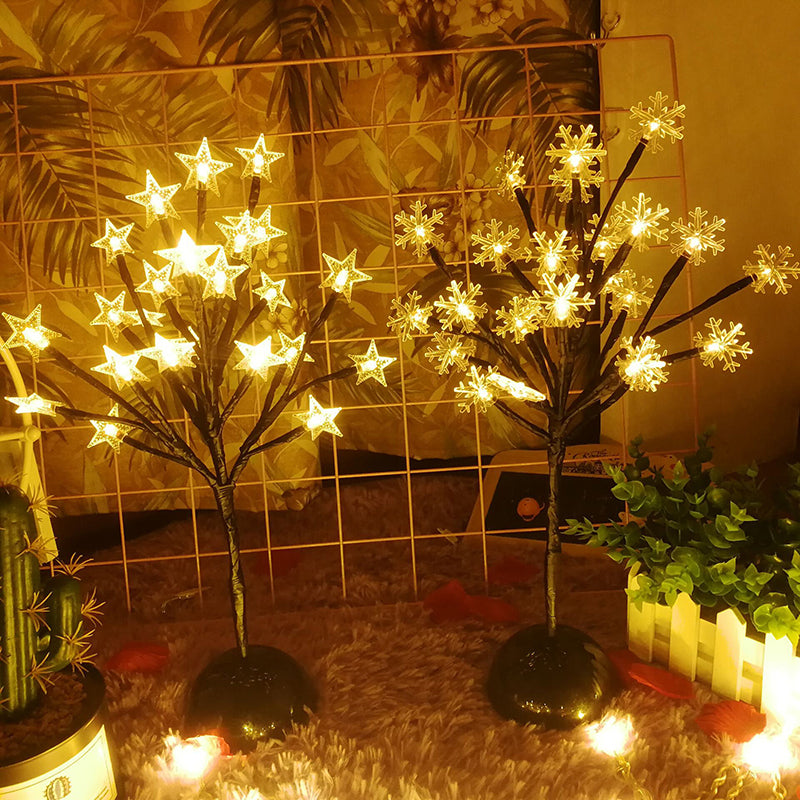 樹木の葉をイメージした模様 ナイト 照明 テーブルランプ 【公式通販】