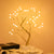 Tree Branch Battery Nightstand Lamp Decorative Plastic Girls Bedroom LED Table Light Gold Battery Clearhalo 'Night Lights' 'Wall Lights' Lighting' 2137645