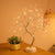 Tree Branch Battery Nightstand Lamp Decorative Plastic Girls Bedroom LED Table Light Silver Battery Clearhalo 'Night Lights' 'Wall Lights' Lighting' 2137647