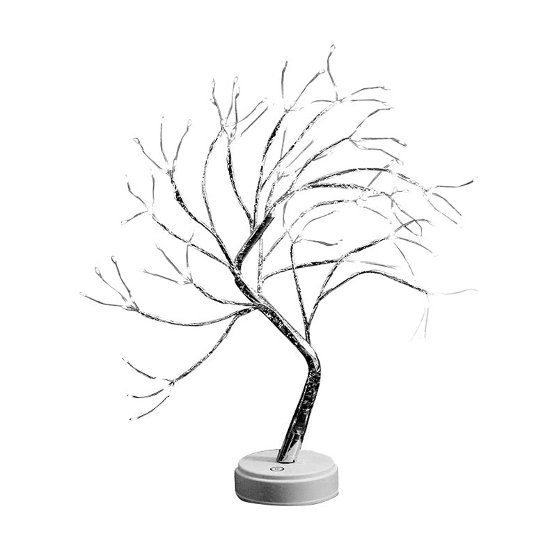 Tree Branch Battery Nightstand Lamp Decorative Plastic Girls Bedroom LED Table Light Clearhalo 'Night Lights' 'Wall Lights' Lighting' 2137648