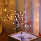 Tree Shaped Plastic LED Table Light Silver Battery Nightstand Lamp for Living Room Silver Battery B Clearhalo 'Night Lights' 'Wall Lights' Lighting' 2137659