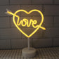 Plastic Cartoon LED Table Light Contemporary Neon Night Lighting in White for Bedroom White L Clearhalo 'Night Lights' 'Wall Lights' Lighting' 2137806