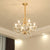 Metal Gold Plated Chandelier Candle Antique Style Hanging Ceiling Light with Crystal Draping 6 Gold Clearhalo 'Ceiling Lights' 'Chandeliers' Lighting' options 2138472_6bc573da-56a0-4920-b491-5211556c5e93