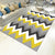 Bold Multicolor Modern Rug Synthetics Geometric Pattern Rug Machine Washable Non-Slip Stain Resistant Rug for Living Room Gray-Yellow Clearhalo 'Area Rug' 'Rug' 2140445