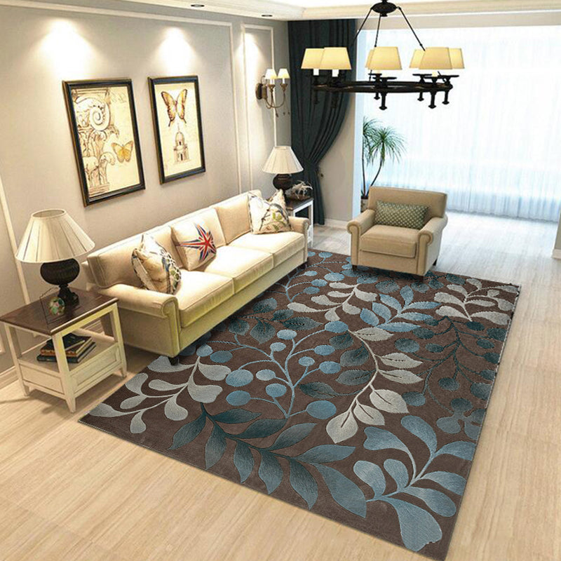 Bold Multicolor Modern Rug Synthetics Geometric Pattern Rug Machine Washable Non-Slip Stain Resistant Rug for Living Room Brown Clearhalo 'Area Rug' 'Rug' 2140451