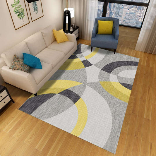Minimalist 3D Geometric Rug Multi-Color Polypropylene Area Carpet Pet Friendly Anti-Slip Machine Washable Rug for Great Room Clearhalo 'Area Rug' 'Rug' 2140496