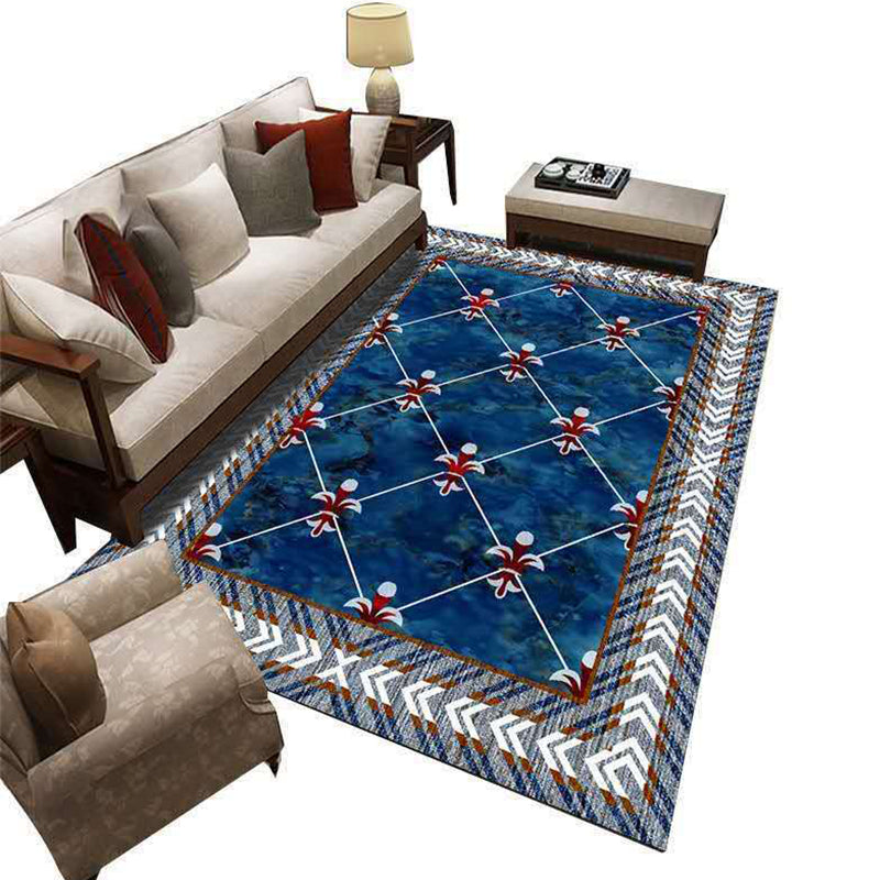 Glam 3D Print Geometric Rug Multicolor Modern Rug Polyester Pet Friendly Stain Resistant Non-Slip Carpet for Home Clearhalo 'Area Rug' 'Rug' 2140506
