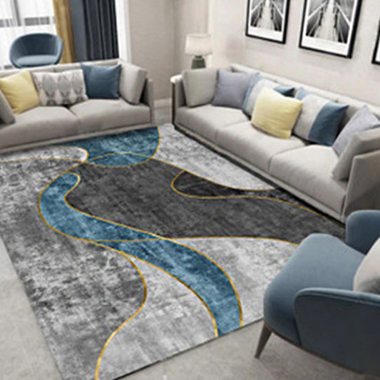 Glam 3D Print Geometric Rug Multicolor Modern Rug Polyester Pet Friendly Stain Resistant Non-Slip Carpet for Home Clearhalo 'Area Rug' 'Rug' 2140510