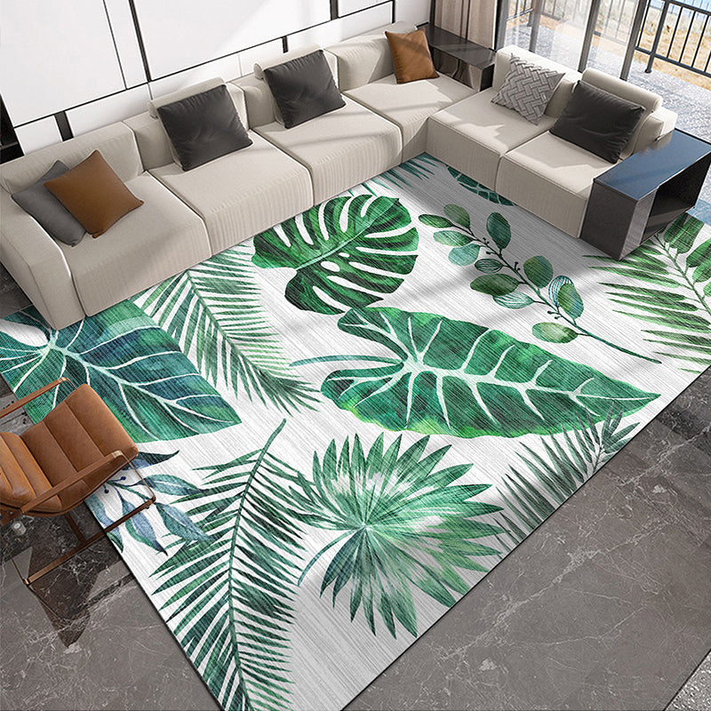 Glam 3D Print Geometric Rug Multicolor Modern Rug Polyester Pet Friendly Stain Resistant Non-Slip Carpet for Home Green Clearhalo 'Area Rug' 'Rug' 2140513