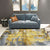 Nordic Abstract Botanical Rug Multi-Colored Synthetics Rug Non-Slip Machine Washable Pet Friendly Carpet for Living Room Gray-Gold Clearhalo 'Area Rug' 'Rug' 2140534