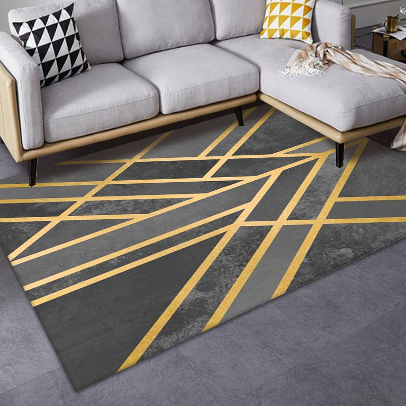 Luxe Mid-Century Rug Multi Colored Abstract Pattern Carpet Machine Washable Non-Slip Backing Stain Resistant Rug for Home Decor Clearhalo 'Area Rug' 'Rug' 2140540