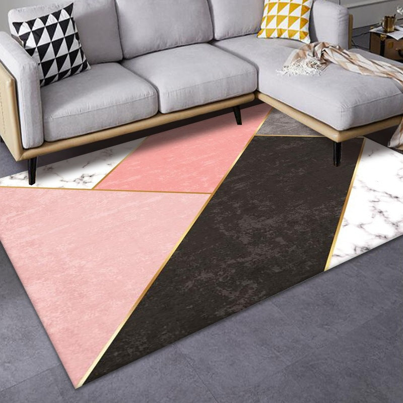 Luxe Mid-Century Rug Multi Colored Abstract Pattern Carpet Machine Washable Non-Slip Backing Stain Resistant Rug for Home Decor Clearhalo 'Area Rug' 'Rug' 2140542