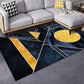 Luxe Mid-Century Rug Multi Colored Abstract Pattern Carpet Machine Washable Non-Slip Backing Stain Resistant Rug for Home Decor Navy Clearhalo 'Area Rug' 'Rug' 2140543