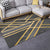Luxe Mid-Century Rug Multi Colored Abstract Pattern Carpet Machine Washable Non-Slip Backing Stain Resistant Rug for Home Decor Gray-Gold Clearhalo 'Area Rug' 'Rug' 2140557