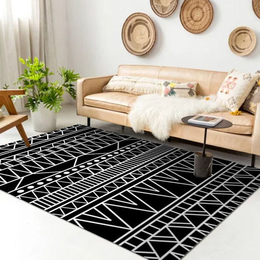 Decorative Multicolor Patterned Rug Polyester Nordic Style Rug Non-Slip Stain Resistant Washable Rug for Room Clearhalo 'Area Rug' 'Rug' 2140581