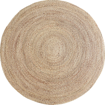 Hand-Braided Rustic Indoor Rug Multi-Color Plain Carpet Eco-Friendly Rug for Living Room Brown Clearhalo 'Area Rug' 'Rug' 2140622