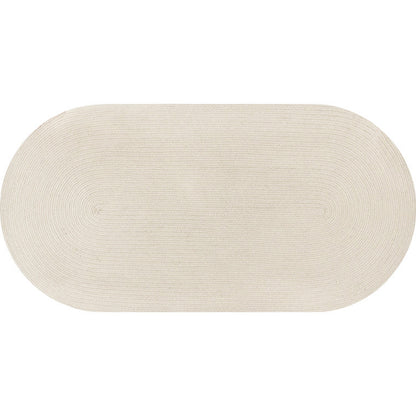 Fine Multicolor Plain Rug Jute Lodge Rug Easy Care Durable Rug for Bedroom White Clearhalo 'Area Rug' 'Rug' 2140646