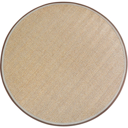 Cabin Plain Rug Multi-Colored Natural Sisal Carpet Anti-Slip Backing Machine Washable Pet Friendly Rug for Living Room Brown Clearhalo 'Area Rug' 'Rug' 2140726