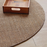 Eco-Friendly Brown Plain Rug Sisal Weaving Lodge Rug Pet Friendly Non-Slip Washable Rug for Bedroom Clearhalo 'Area Rug' 'Rug' 2140740