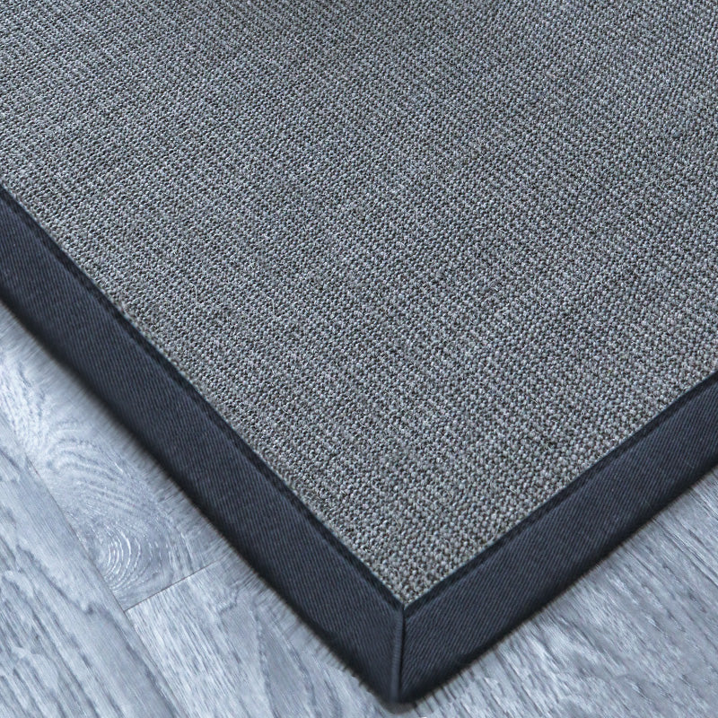 Multicolor Plain Mat Rug Sisal Woven Lodge Rug Non-Slip Backing Stain Resistant Machine Washable Area Carpet for Room Blue Clearhalo 'Area Rug' 'Rug' 2140803