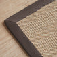Multi Color Rustic Indoor Rug Sisal Woven Striped Pattern Carpet Machine Washable Stain Resistant Non-Slip Rug for Room Dark Coffee Clearhalo 'Area Rug' 'Rug' 2140828