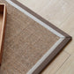 Compact Brown Solid Color Rug Sisal Cottage Carpet Non-Slip Backing Stain Resistant Pet Friendly Rug for Guest Room Clearhalo 'Area Rug' 'Rug' 2140840
