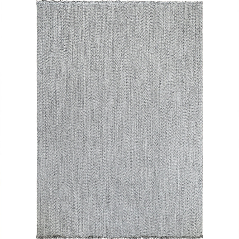 Grey Chevron Rug Cotton Country Style Rug Pet-Friendly Handmade Rug for Living Room Clearhalo 'Area Rug' 'Rug' 2140885