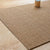 Minimalist Brown Plain Rug Sisal Rustic Carpet Washable Stain Resistant Non-Slip Rug for Tatami Brown Clearhalo 'Area Rug' 'Rug' 2140904
