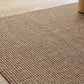 Lodge Home Rug Light-Brown Plain Carpet Sisal Woven Pet Friendly Machine Washable Anti-Slip Rug Clearhalo 'Area Rug' 'Rug' 2140910