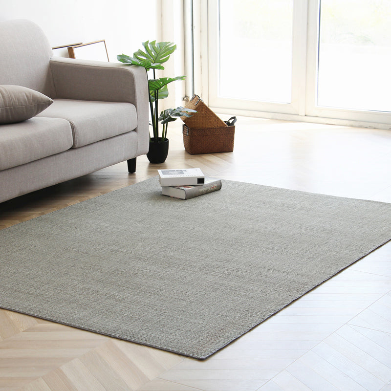 Minimalism Plain Rug Grey Lodge Style Carpet Sisal Anti-Slip Backing Pet Friendly Washable Rug for Home Decor Clearhalo 'Area Rug' 'Rug' 2140931