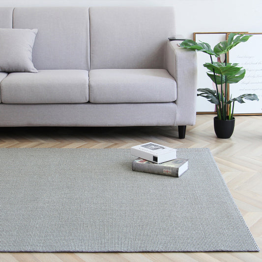 Minimalism Plain Rug Grey Lodge Style Carpet Sisal Anti-Slip Backing Pet Friendly Washable Rug for Home Decor Clearhalo 'Area Rug' 'Rug' 2140933