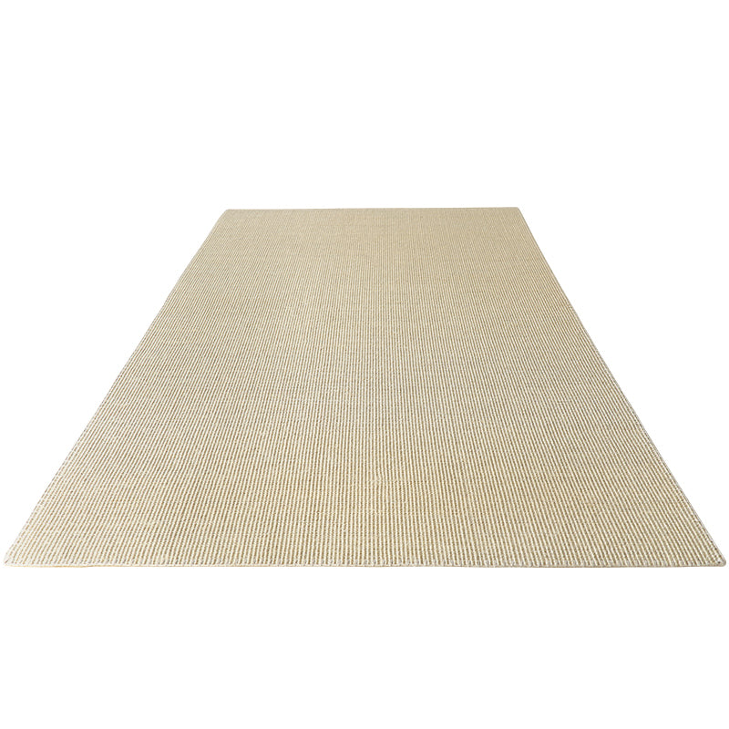Beige Tatami Rug Farm Style Plain Carpet Sisal Non-Slip Pet Friendly Washable Indoor Rug Clearhalo 'Area Rug' 'Rug' 2140944