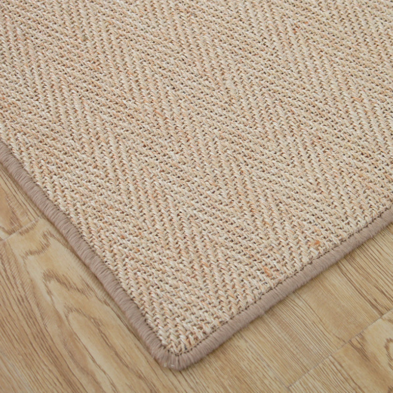 Minimal Solid Color Area Rug Multicolor Lodge Rug Sisal Anti-Slip Machine Washable Pet Friendly Rug for Home Grey Clearhalo 'Area Rug' 'Rug' 2140946