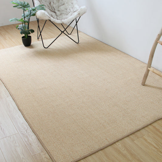 Minimal Solid Color Area Rug Multicolor Lodge Rug Sisal Anti-Slip Machine Washable Pet Friendly Rug for Home Clearhalo 'Area Rug' 'Rug' 2140948